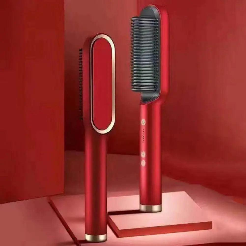 Rose® CeramicBrush - Hår Glattejern og Krøllbørste