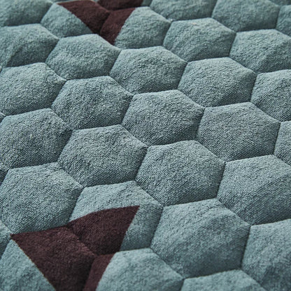 Icone™ CozyBedsheet: Tæt-Fittende Tykk Tekstureret Hyggeligt Sengetøj