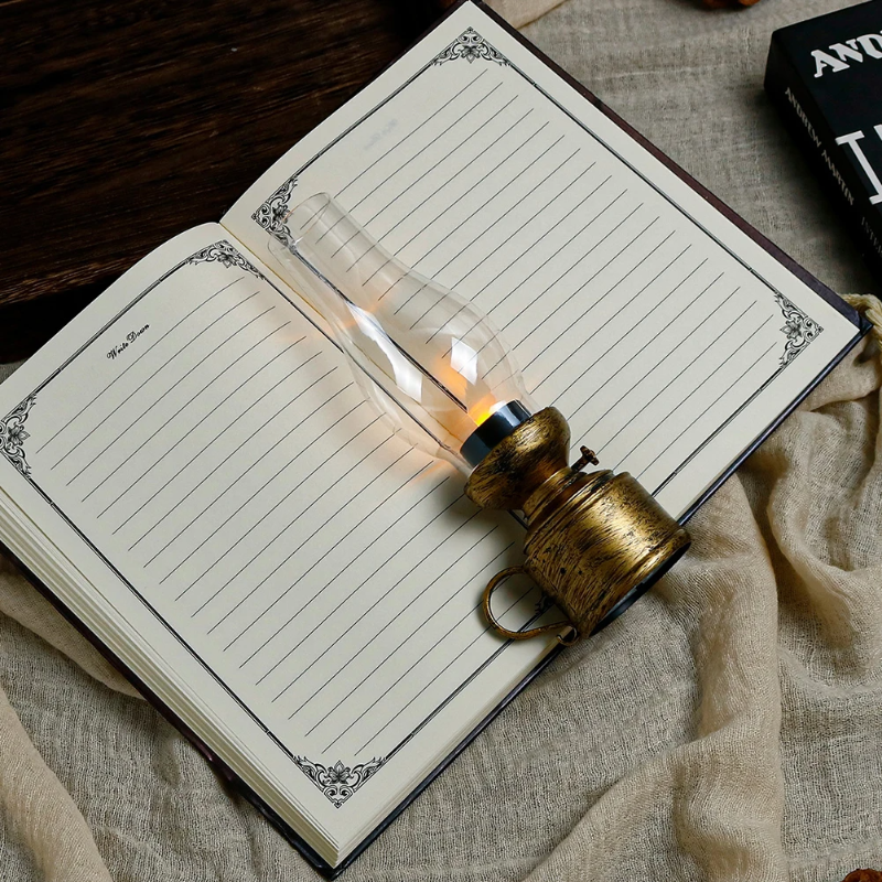 Ledsen™ VintageLamp 1+1 GRATIS: Vintage LED Petroleumslampe Med Flimrende Flamme