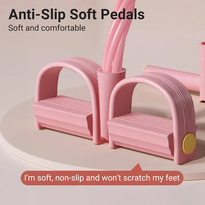 BandTrainer 1+1 GRATIS: Elastisk Lett-Å-Bære Fitness Pedalbåndtrener