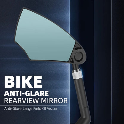 CyclingMirrors 1+1 GRATIS: Slitesterkt 360° Roterbart Bredt Synsfelt Antirefleks Sykkelspeil