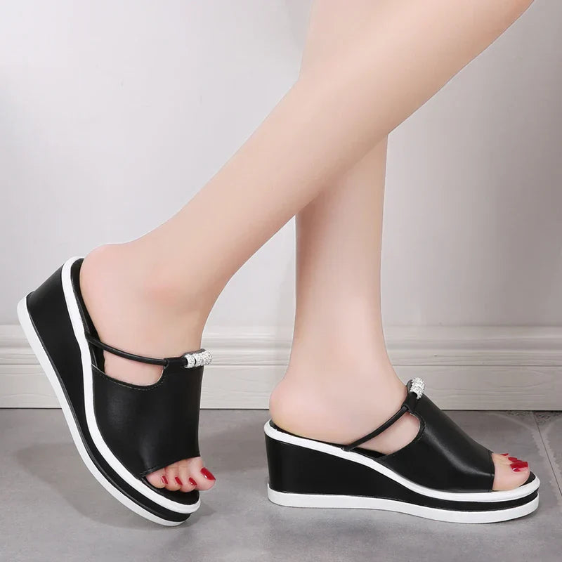 Happy™ WedgeSandals: Komfortable Høye Kilesandaler
