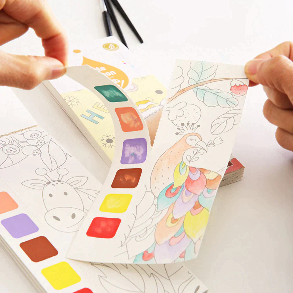 Kletshuts™ PocketWatercolor - Akvarellmalebok i Lommestørrelse
