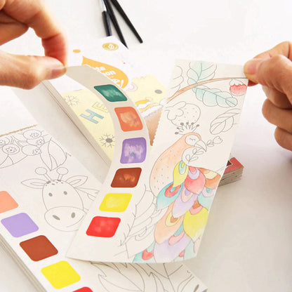 Kletshuts™ PocketWatercolor - Akvarellmalebok i Lommestørrelse