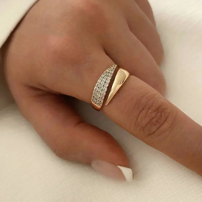 Jewelance™ AdjustableRing 1+1 GRATIS – Elegant Kvinnemote Glitrende Rhinestone Justerbar Ring
