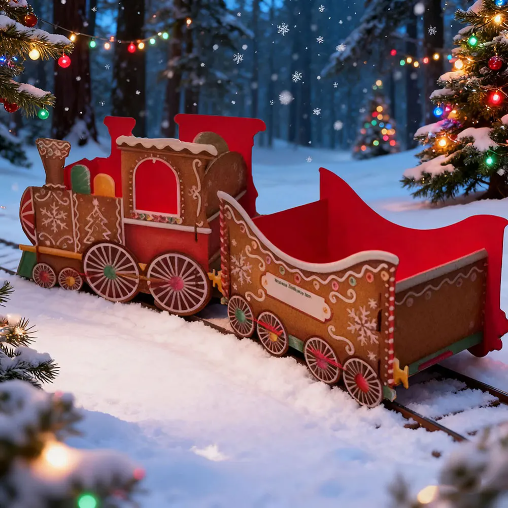 GiftTrain™ - Personliggjort Magisk Juletog-dekorasjon