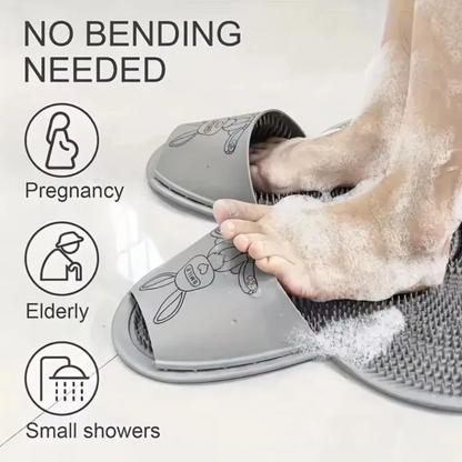 FootScrubber™ - Kaninformet Brusefodskrubber Og Massagemåtte