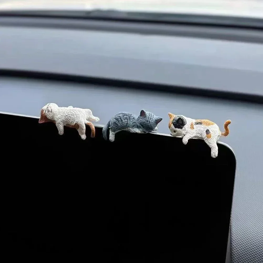 DeskFigurines™ 1+1 GRATIS - Stilfuldt Søde Minimalistiske Katte Skrivebords Figurer Sæt