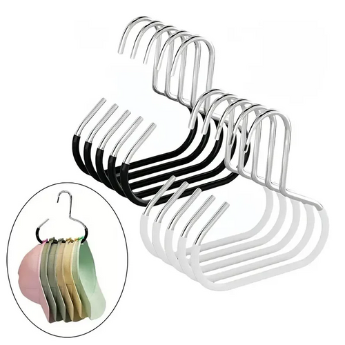 GlideHold® ClosetRing 10+10 GRATIS: Åpen Ring Plassbesparende Skaphenger