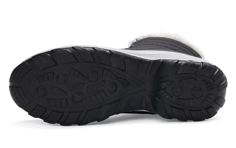 Happy™ ComfyBoots: Kvinders Chunky Platform Snørebånd Høj-Skære Comfy Støvler