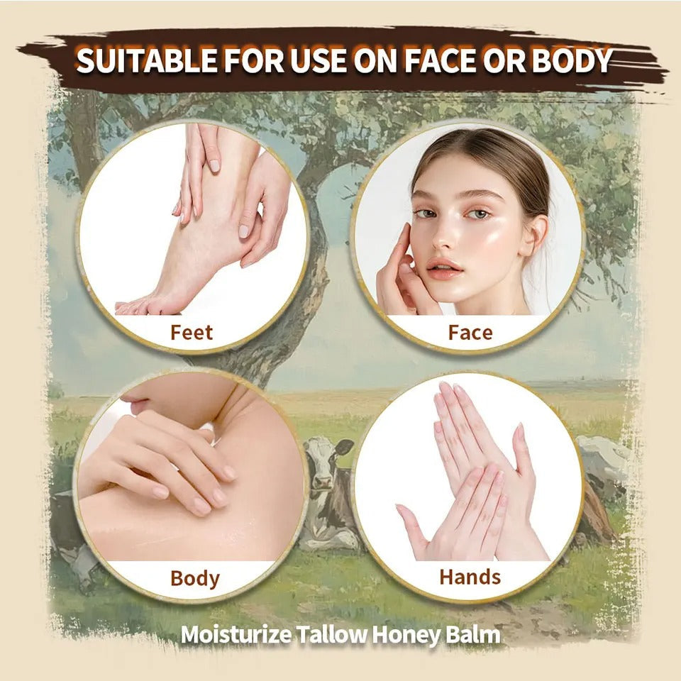 MoisturizingBalm - Pisket Talg Honning Ansikt Og Kropp Balsam