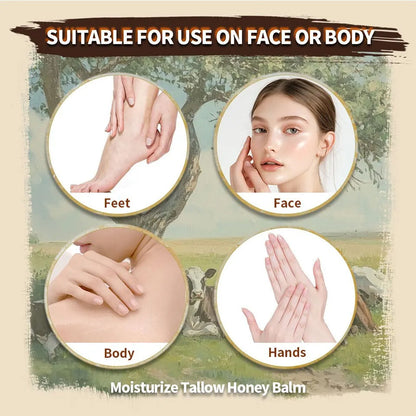 MoisturizingBalm - Pisket Talg Honning Ansikt Og Kropp Balsam