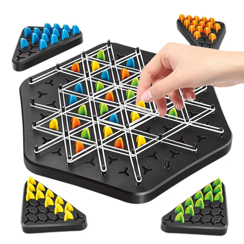 Kletshuts™ ThinkGame - Trekantkjede Strategi Og Duell Logikk Tenkespill