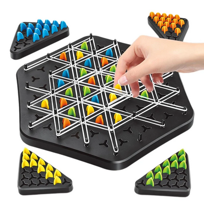 Kletshuts™ ThinkGame - Trekantkjede Strategi Og Duell Logikk Tenkespill