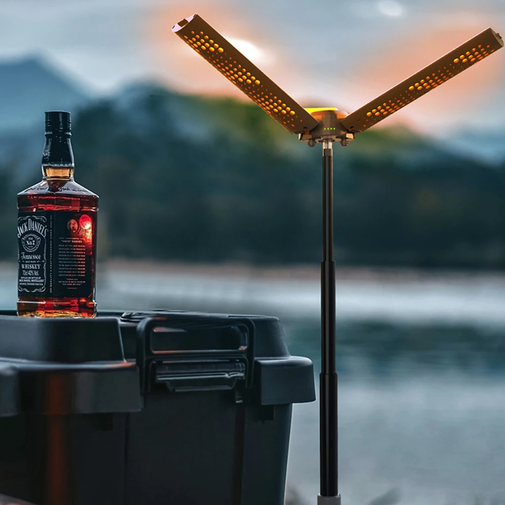 Ledsen™ CampingLamp: Uttrekkbar Høy kapasitet Oppladbar Utendørs Campinglampe