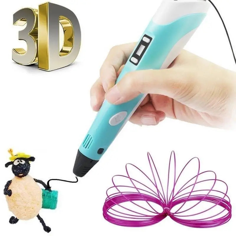 Kletshuts™ DrawingPen: Nem At Bruge DIY 3D Kreativ Tegnepen Filament Sæt