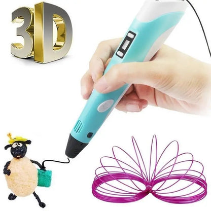 Kletshuts™ DrawingPen: Nem At Bruge DIY 3D Kreativ Tegnepen Filament Sæt