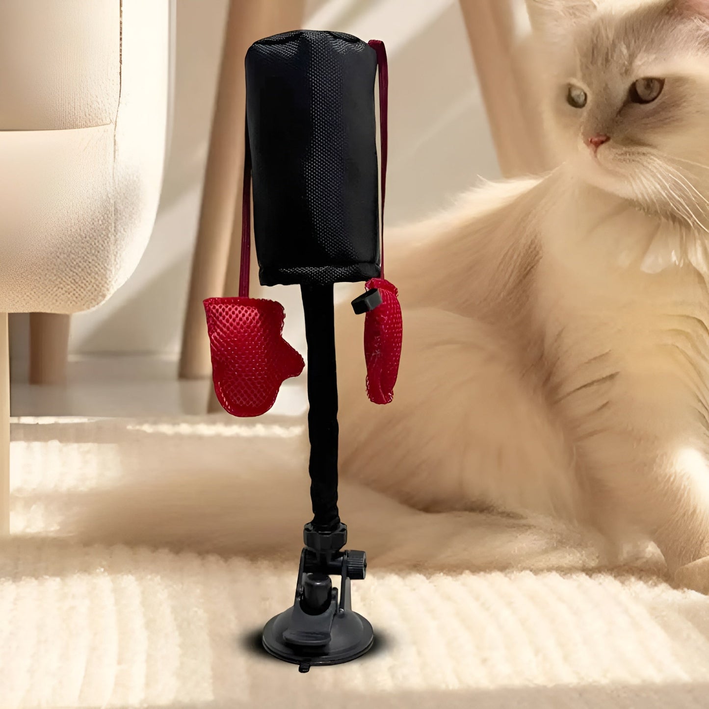 Catfri® PunchingBag: Interaktiv Moro Trening Katteboksesekk