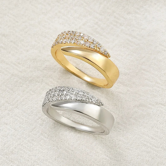 Jewelance™ AdjustableRing 1+1 GRATIS – Elegant Kvinnemote Glitrende Rhinestone Justerbar Ring