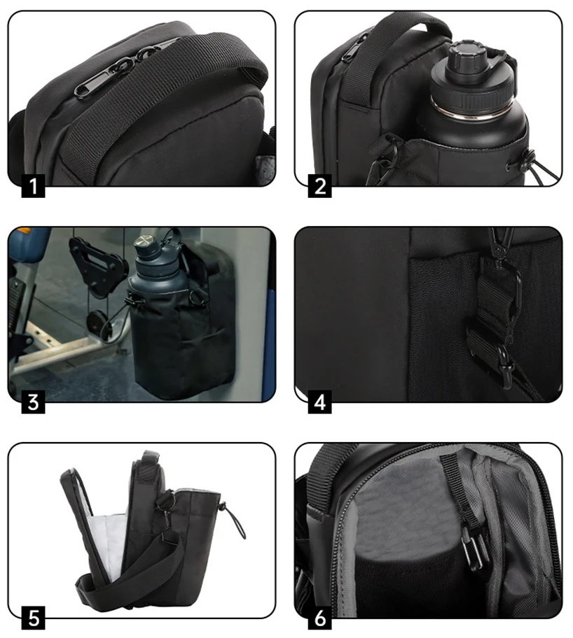 Icone™ MagneticBag: Liten Vanntett Magnetisk Gymbag