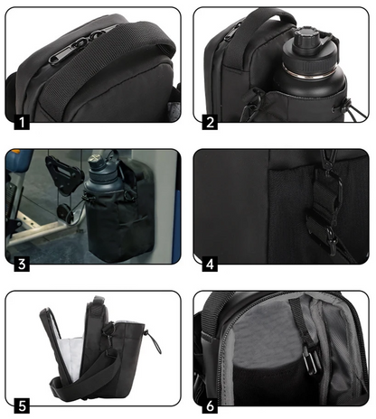 Icone™ MagneticBag: Liten Vanntett Magnetisk Gymbag