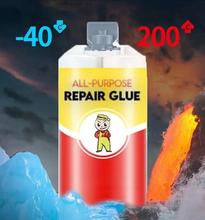 RepairGlue - Alle Formål Hurtigtørkende Vanntett Reparasjonslim