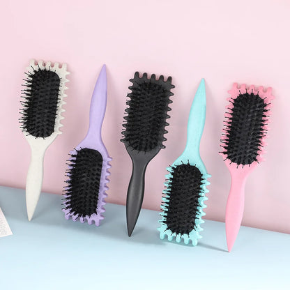 Rose® CurlBrush 1+1 GRATIS: Anti-Frizz Børster Hårstyling Krøllebørste