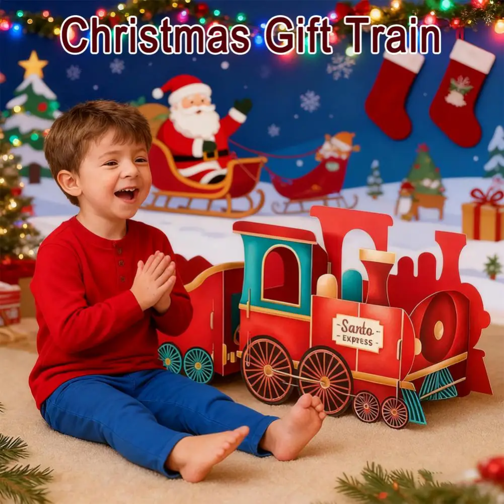 GiftTrain™ - Personliggjort Magisk Juletog-dekorasjon