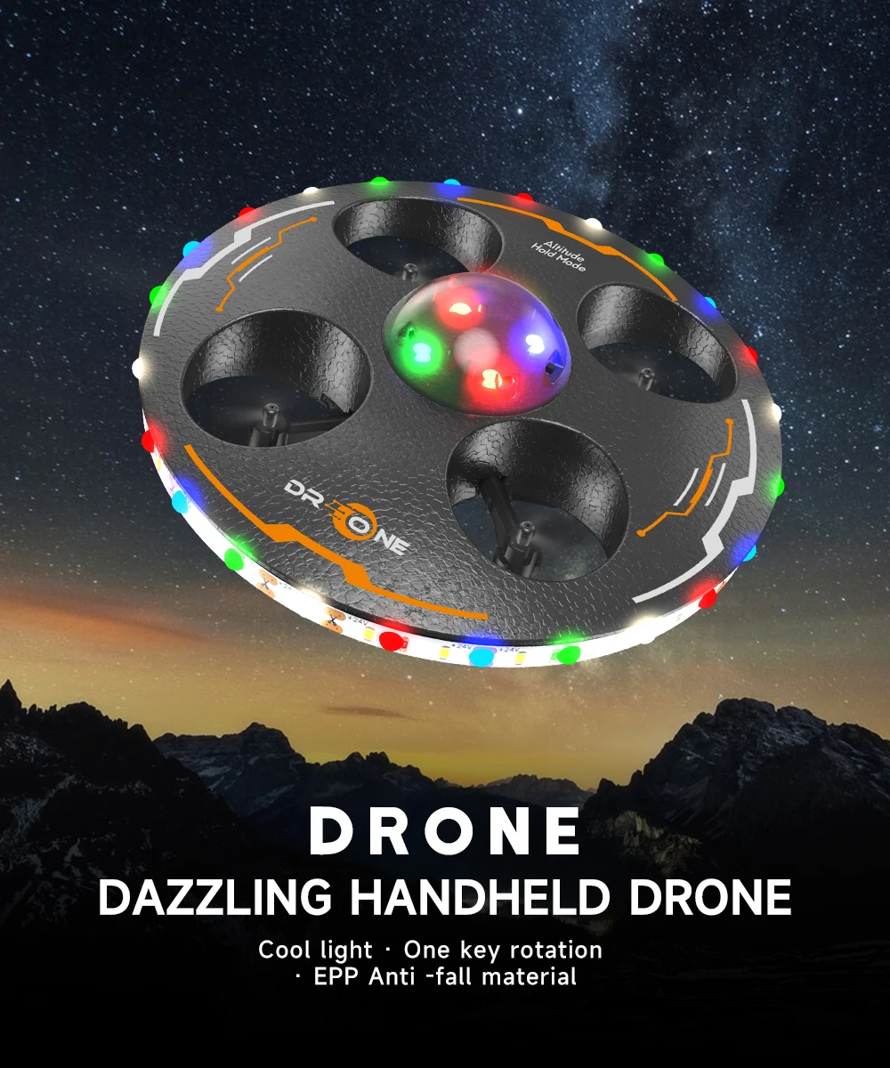 Kletshuts™ UFODrone: Enkel Kontroll Høytflygende UFO Drone