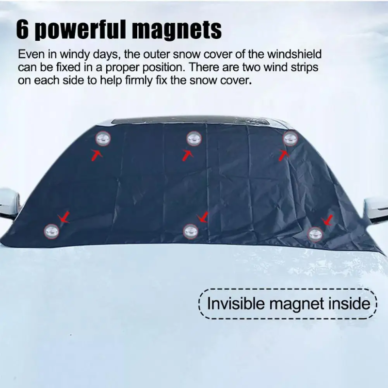 CarCover - Alle Vær Magnetisk Bilfrontrutedeksel