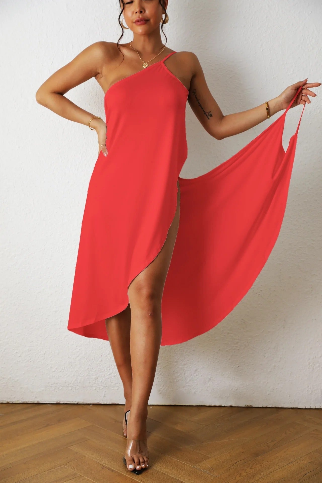 Icone™ WrapDress: Dame Multi Stil Strand Omslagskjole
