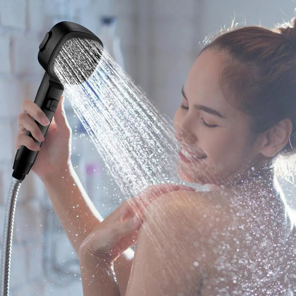 Borhe® HandyShower: 4 Tilstander Pausebart Dusjhode
