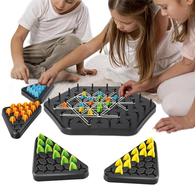 Kletshuts™ ThinkGame - Trekantkjede Strategi Og Duell Logikk Tenkespill