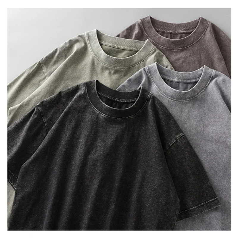 Icone™ ComfortShirt 1+1 GRATIS: Premium Komfortabel Løs Passform Vasket T-skjorte