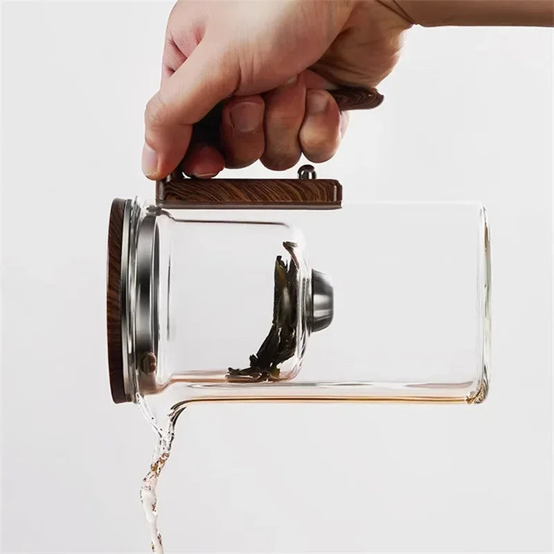 Globetrek° GlassTeapot: Automatisk Vannseparasjon Glass Tekanne