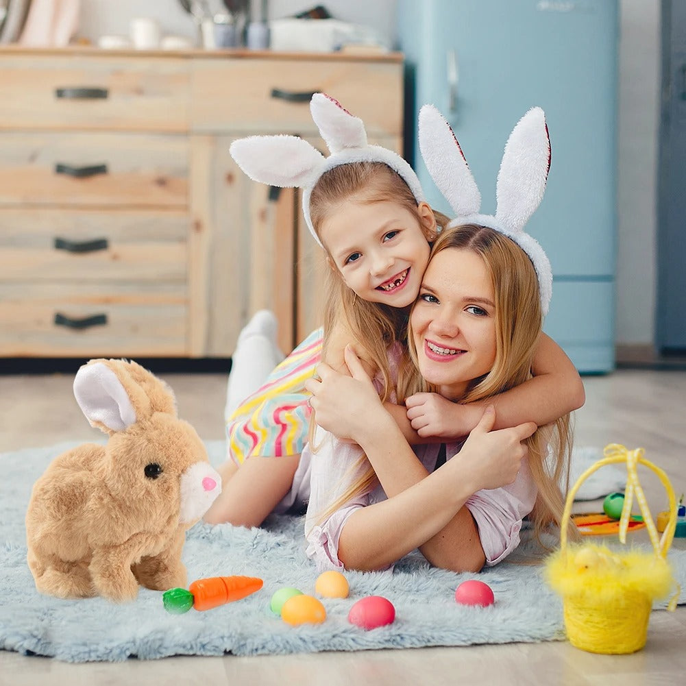 Kletshuts™ InteractiveBunny: Interaktiv Plysj Utstoppet Kaninleketøy