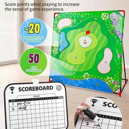 Kletshuts™ PortableGolf: Presisjon Chipping Og Putting Bærbar Golf For Innendørs Og Utendørs Spill