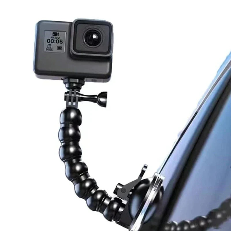 GlideHold® FlexibleHolder 1+1 GRATIS: Universal Suge Grundlag Svanehals Telefon Fleksibel Holder