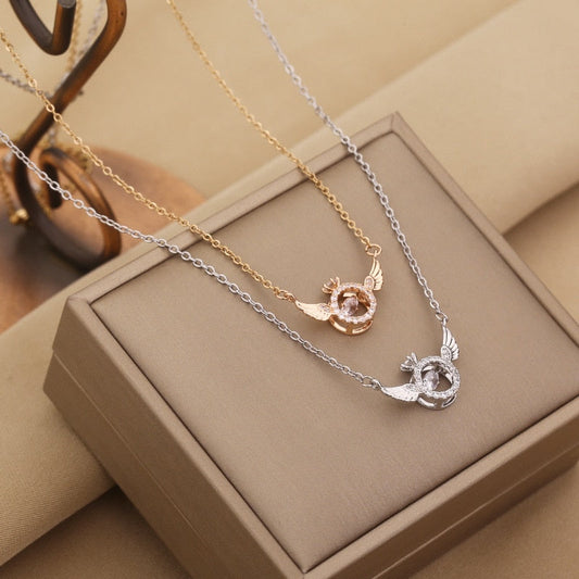 Jewelance™ - Elegant Halskjede Med Englevinger