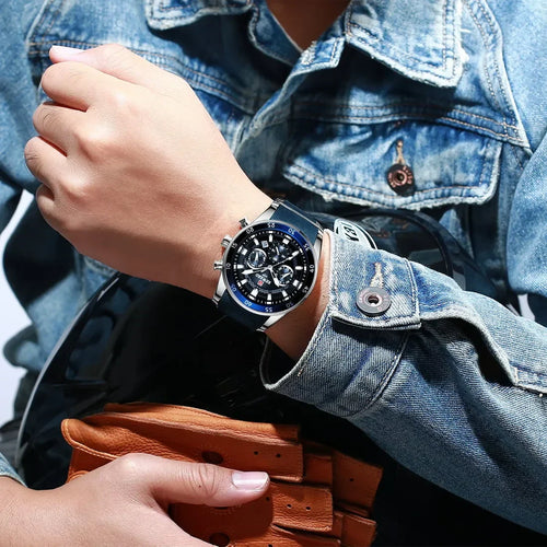 Jewelance™ LuxuriousWatch: Stilfuldt Præcisions Luksuriøs Ur Til Mænd
