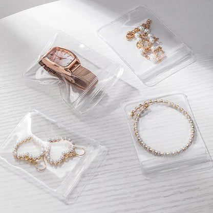 Jewelance™ JewelryBook: Transparent Smykkeoppbevaringsboksett
