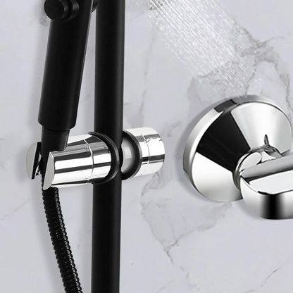 GlideHold® ShowerHolder 1+1 GRATIS: Universal Fit Enkelt-Justerbar Dusjholder Brakett