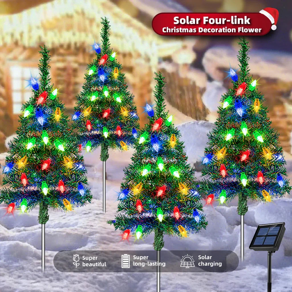 Ledsen™ MiniTree: Solcelle LED Juletre Mini For Stier