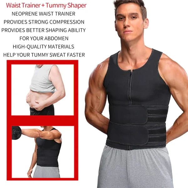 Icone™ VestShaper - Herre Legeme Contouring Komfortabel Støtte Vest Shaper