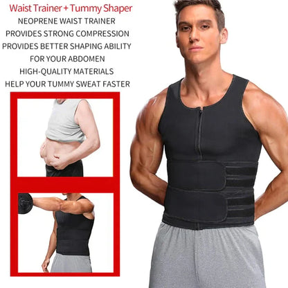 Icone™ VestShaper - Herre Legeme Contouring Komfortabel Støtte Vest Shaper