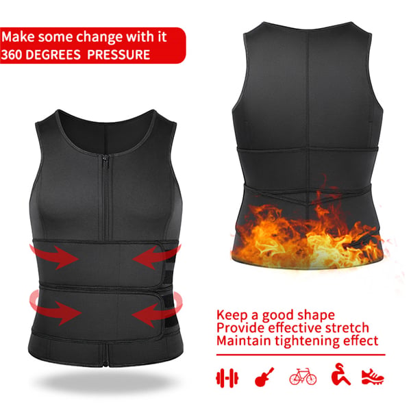 Icone™ VestShaper - Herre Legeme Contouring Komfortabel Støtte Vest Shaper