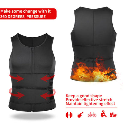 Icone™ VestShaper - Herre Legeme Contouring Komfortabel Støtte Vest Shaper