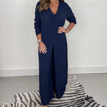 Icone™ MatchSet: Afslappet Stilfuld To-Delt Outfit Match Sæt