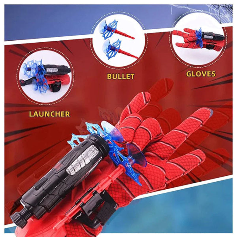 Kletshuts™ WebShooter 1+1 GRATIS: Bærbart Web Launcher Legetøj Suge Dart Skyder