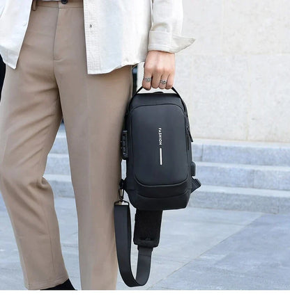 Icone™ Bag | Nytt design Crossbody SideBag Tyverisikker med Lader
